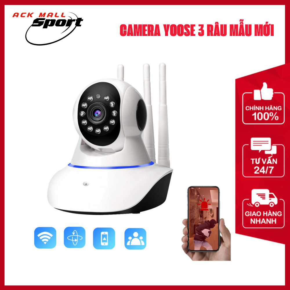 Camera Wifi YooSee HD1080P - Xoay 360 siêu nét, Xoay 360°- Hàng Chính Hãng ACK