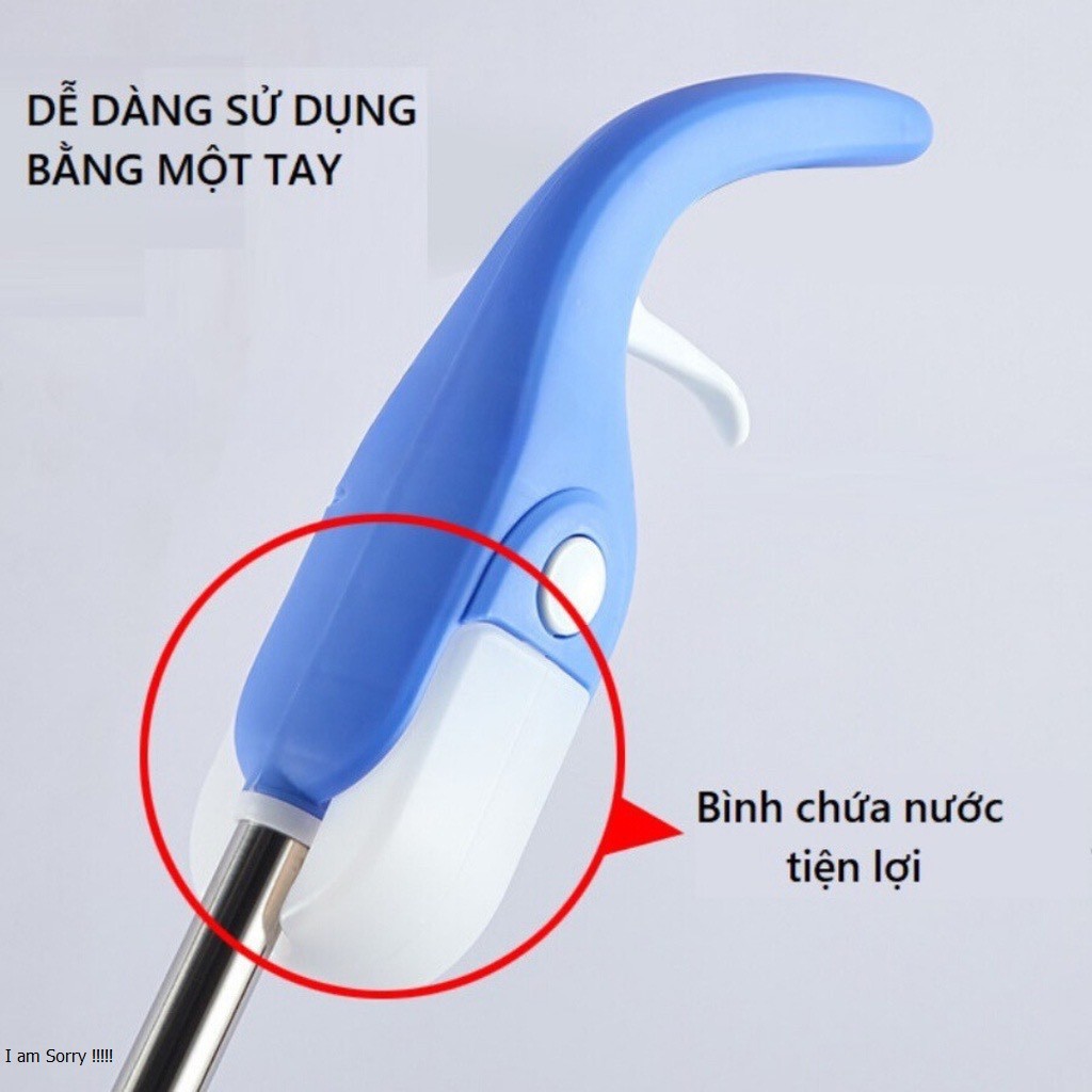 Cây Lau Nhà Phun Sương Xoay 360 Độ - Chổi Lau Nhà Phun Sương