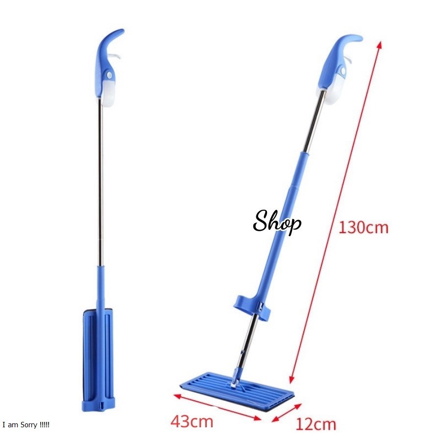 Cây Lau Nhà Phun Sương Xoay 360 Độ - Chổi Lau Nhà Phun Sương