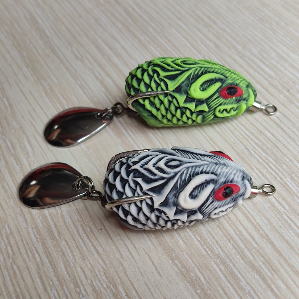 Mồi câu lure cá lóc Chuột Toman 6.2g 35mm