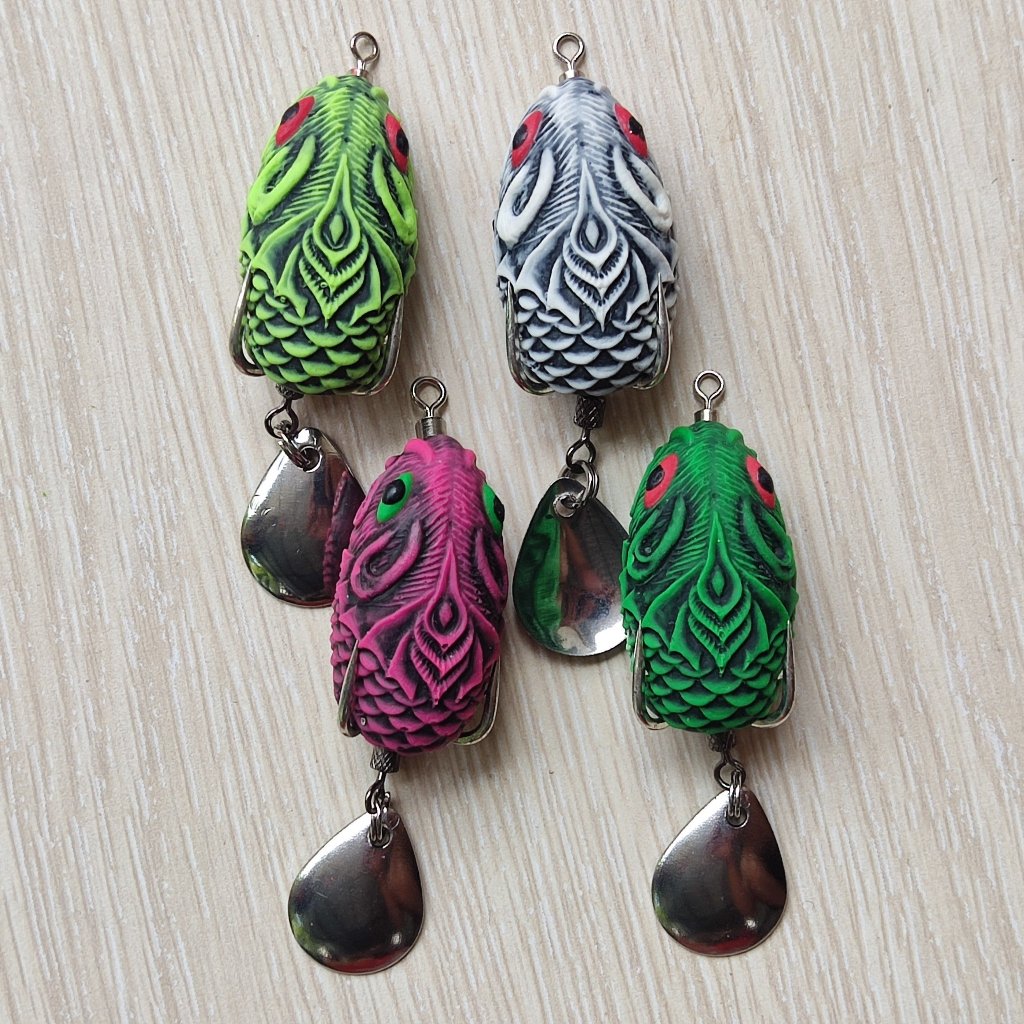 Mồi câu lure cá lóc Chuột Toman 6.2g 35mm