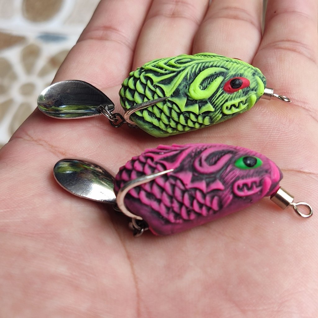 Mồi câu lure cá lóc Chuột Toman 6.2g 35mm