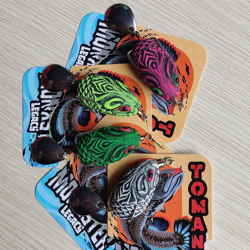 Mồi câu lure cá lóc Chuột Toman 6.2g 35mm