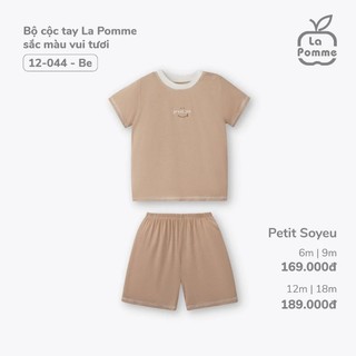 Bộ cộc tay La pomme sắc màu vui tươi.