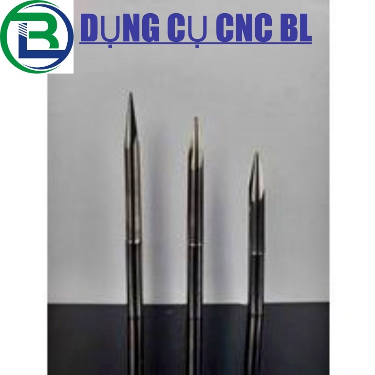 Mũi Đục CNC Đục tượng 2me phi 6mm dài 60-70-80-100-120 mm Thép hợp kim siêu bền