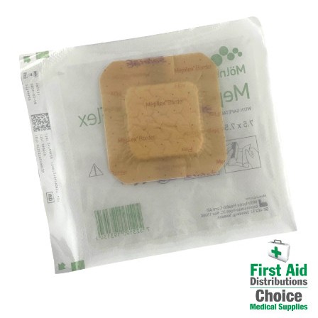 Băng dành cho vết thương tiết dịch Mepilex Border Flex  7,5x7,5cm