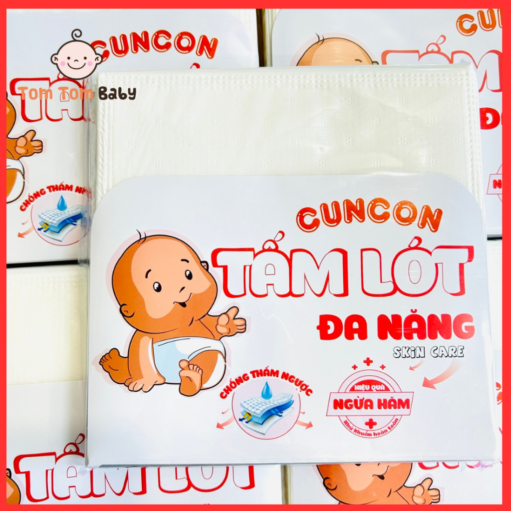 Túi 20 cái Tấm Lót chống thấm , tấm lót đa năng sơ sinh CUNCON- Kích thước 20x20cm