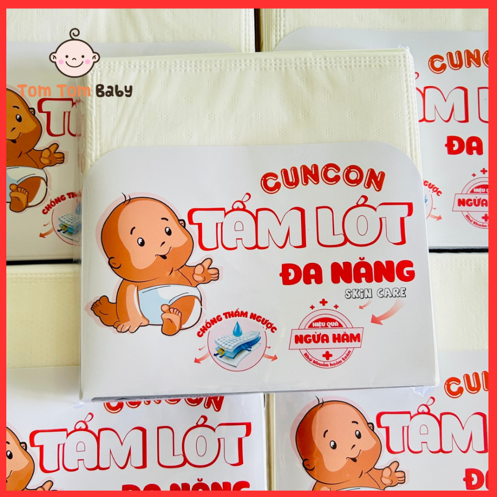 Túi 20 cái Tấm Lót chống thấm , tấm lót đa năng sơ sinh CUNCON- Kích thước 20x20cm