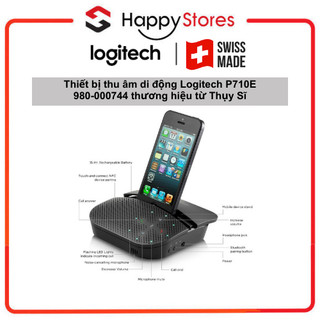 Thiết bị thu âm di động Logitech P710E - Hội nghị trực tuyến cho doanh nghiệp thương hiệu từ Thụy Điển