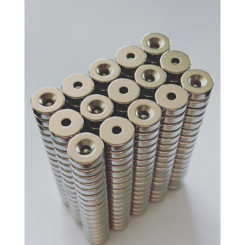 Nam châm đất hiếm tròn có lỗ kích thước 20mm -30mm