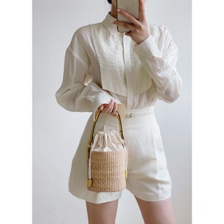 Medium Short Pants In Ivory With MIRIN