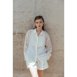 Medium Short Pants In Ivory With MIRIN