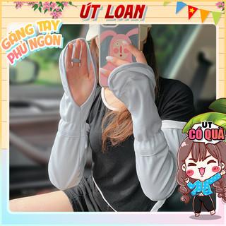  Bao Tay Dài Nam Nữ Phủ Ngón Tay Siêu Chống Nắng Chống Tia UV Dày Dặn Siêu Mát U2411 