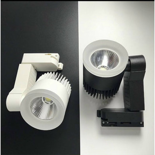 Đèn rọi ray COB cao cấp 12w - 20w, vỏ trắng vỏ đen, ánh sáng trắng - vàng - trung tính