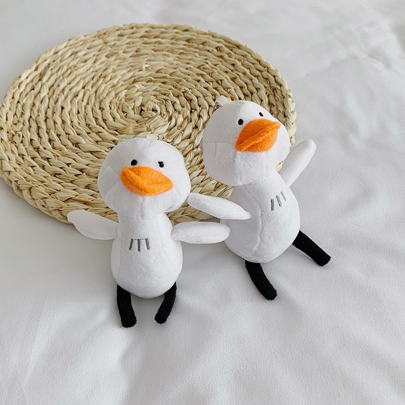 Móc khoá vịt cute, dễ thương vải bông