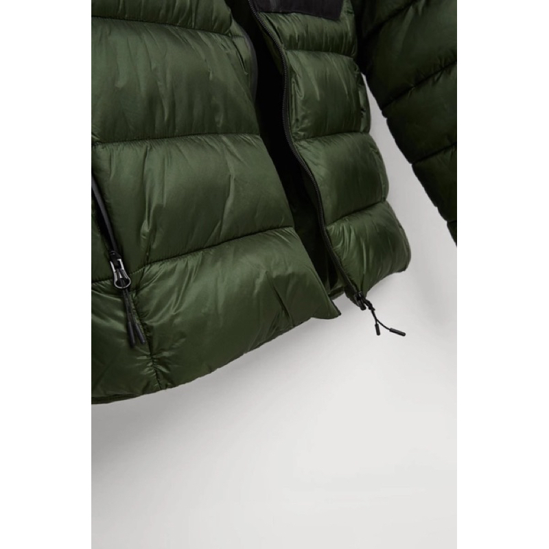 Áo phao nam Zara authentic CONTRAST PUFER size S