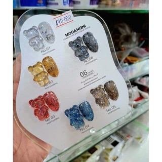 Set sơn gel nhũ siêu sáng Modengni 6 màu