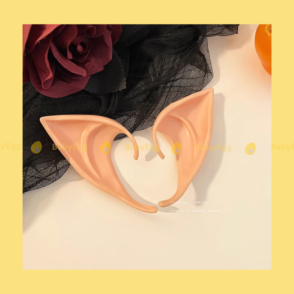 Đôi tai yêu tinh Đồ hóa trang HALLOWEEN đôi tai giả COSPLAY yêu tinh, Phụ kiện hóa trang chụp ảnh BabyEGG