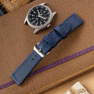 Dây đồng hồ da bò Epsom Pháp - Dây da đồng hồ cơ, pin size 18mm,19mm,20mm,21mm,22mm-Khâu tay thủ công- Bảo hành 24 tháng