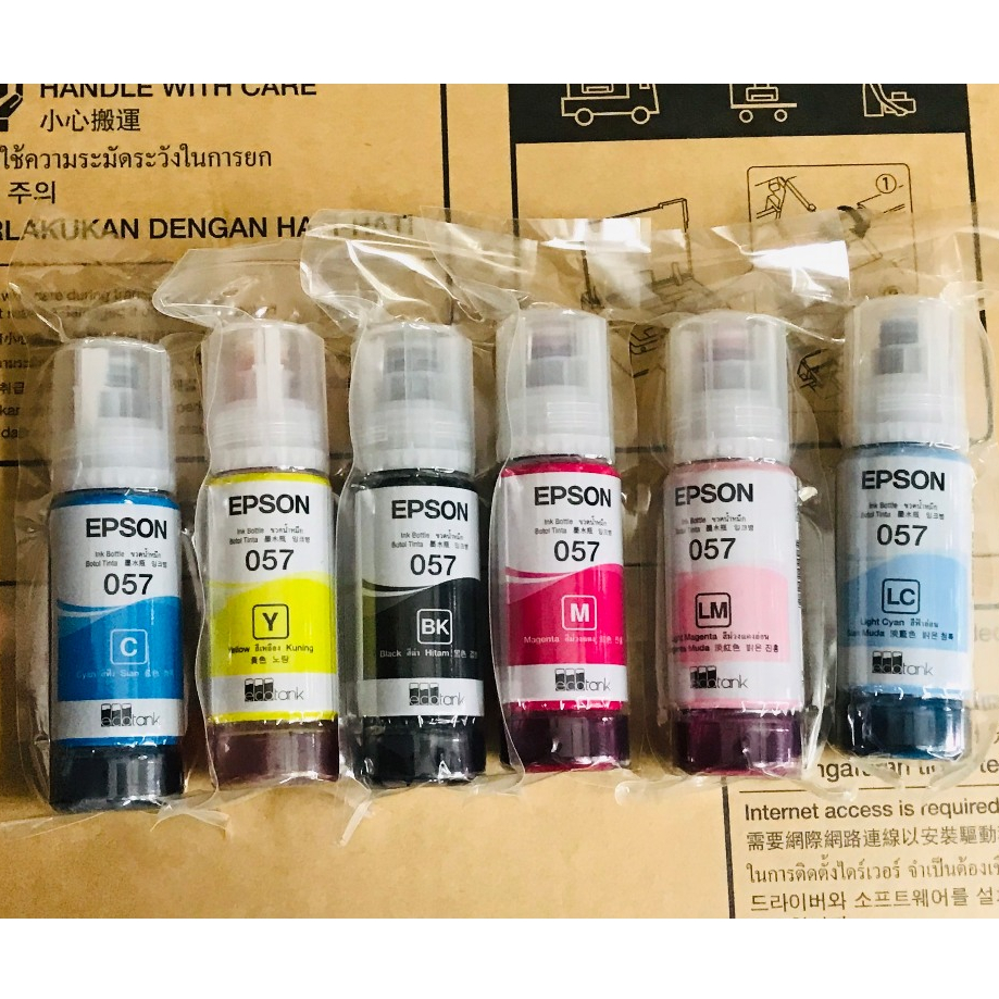 Mực máy in  Epson L8050/ Epson L18050 mã 057 ecotank nhập khẩu