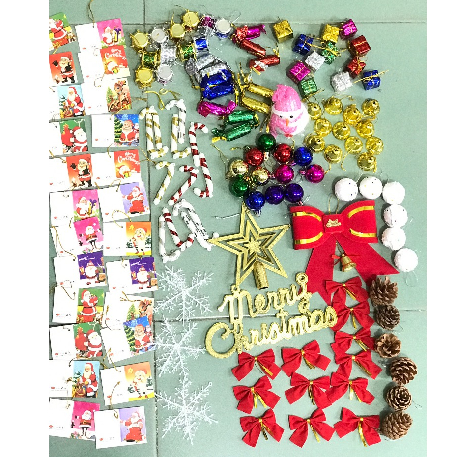 Phụ Kiện Trang Trí Cây Thông Noel Trang Trí Giáng Sinh Noel Có Quả Châu Trang Trí Thiệp Giáng Sinh Và Nhiều Đồ Trang Trí
