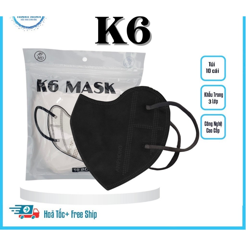 Khẩu Trang Thái Lan K6 Careion Kháng Khuẩn,Màu Trend,Qoai êm Thoải Mái