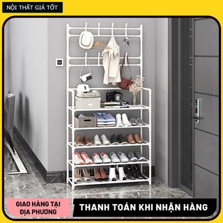 Kệ đa năng kệ treo đồ kệ giày kệ giá treo đồ đa năng dễ dàng lắp ghép tiết kiệm không gian