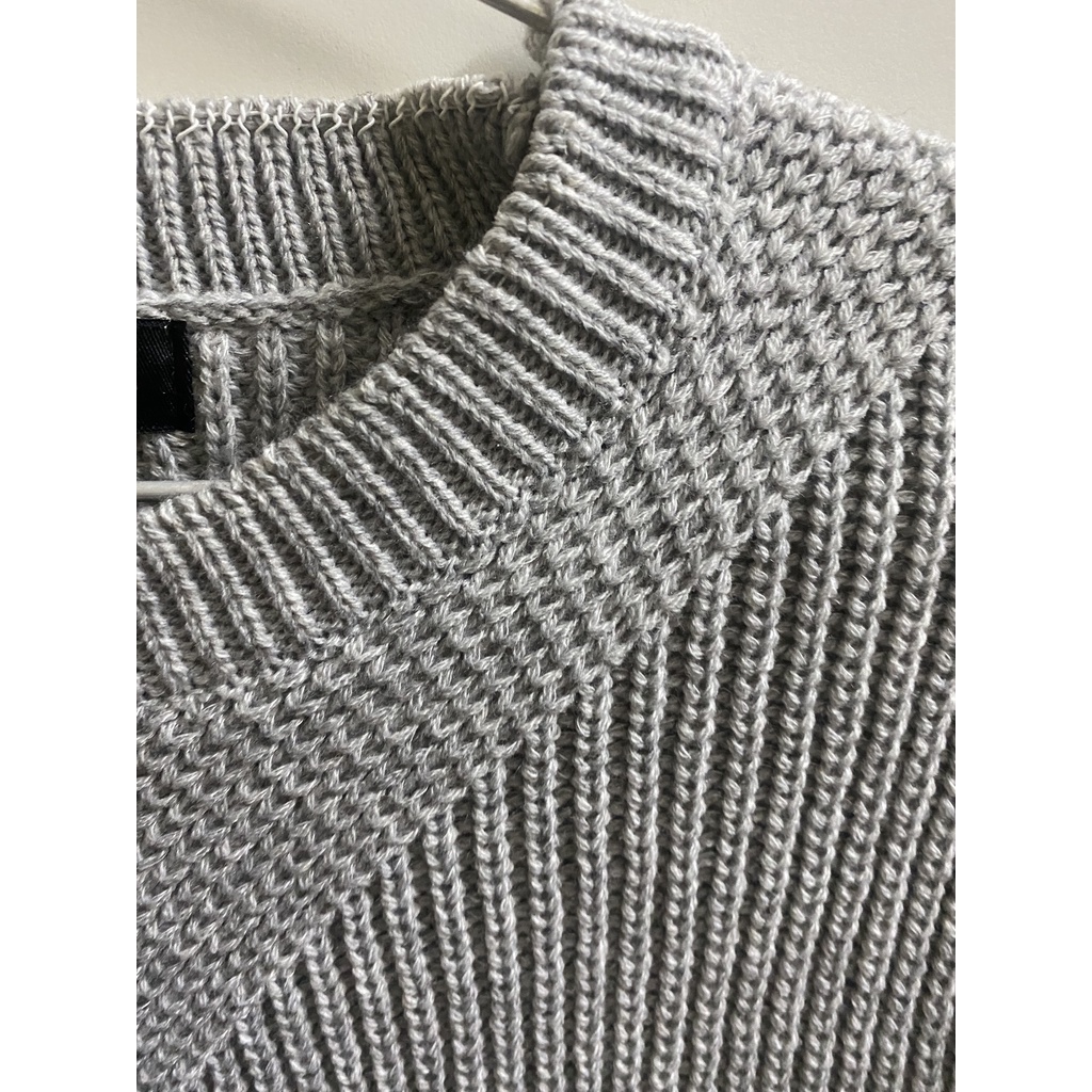 Áo len nam , áo len đan cổ tròn vát chéo dày dặn hàng Trung Loại 1 - mins.offce