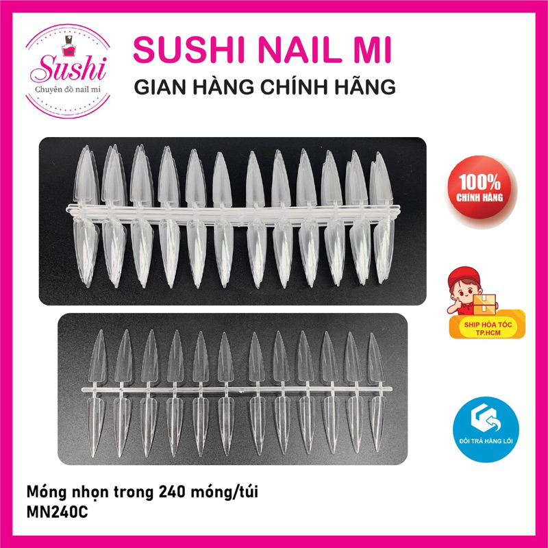 Móng vĩ nhọn 240m/túi