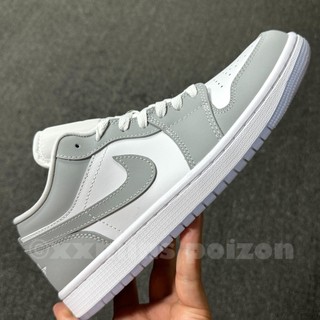Giày wmns air jordan 1 low ‘white wolf grey’