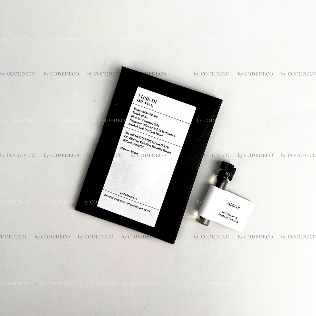 Tinh dầu thơm CODEDECO vial dùng thử 1ml dạng chấm MÙI NGẪU NHIÊN