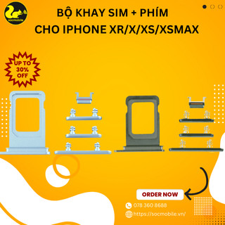 Khay sim + bộ phím thay thế cho ip 11 pro/11 promax - hàng mới 100%