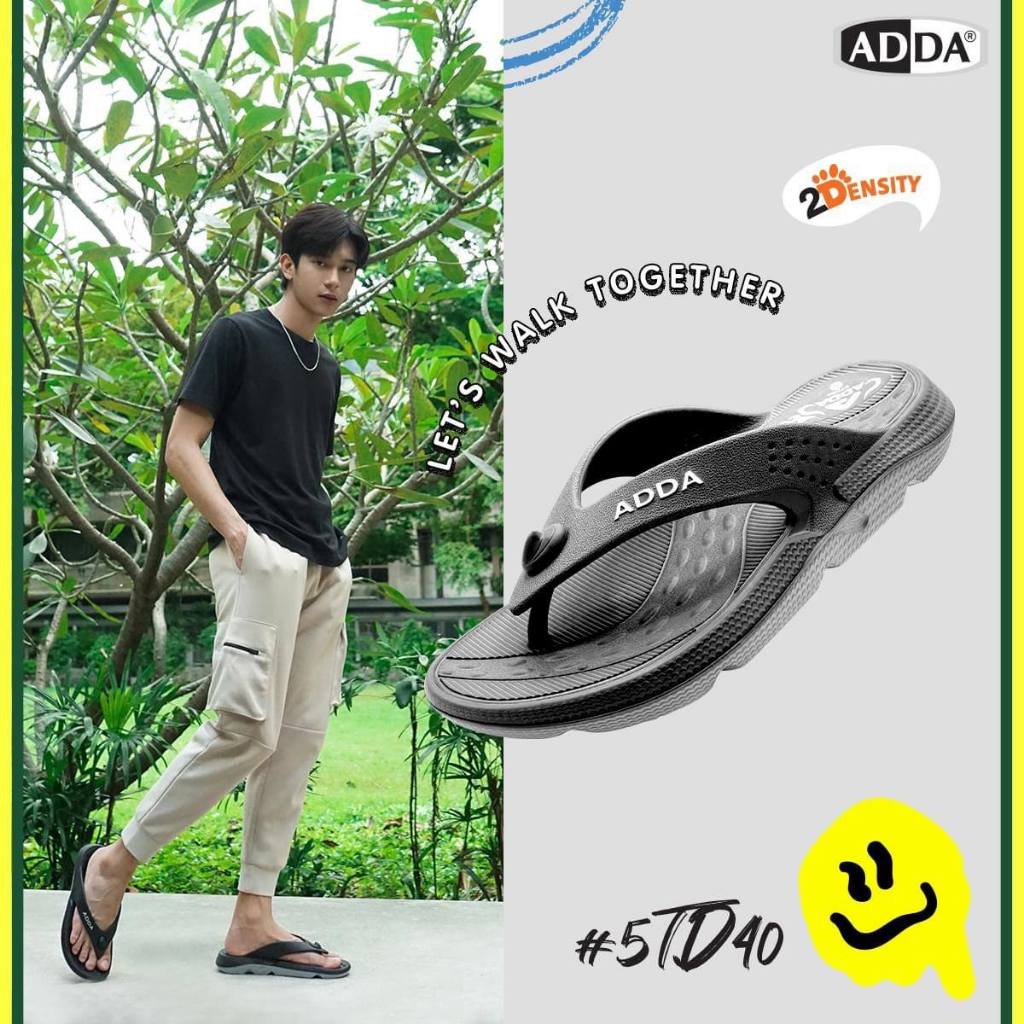 Dép Xỏ Ngón Đúc ADDA Nhập Khẩu Thái Lan 5TD54