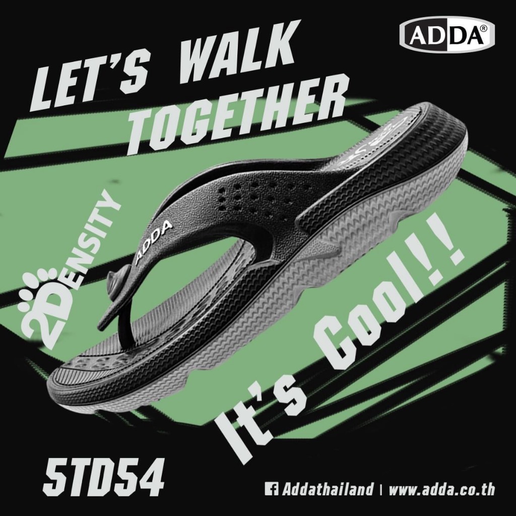 Dép Xỏ Ngón Đúc ADDA Nhập Khẩu Thái Lan 5TD54