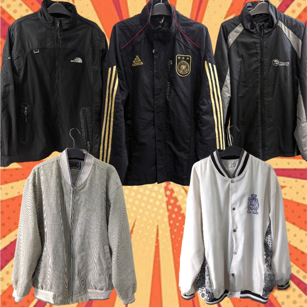 Áo khoác gió 2hand unisex nam nữ form rộng secondhand