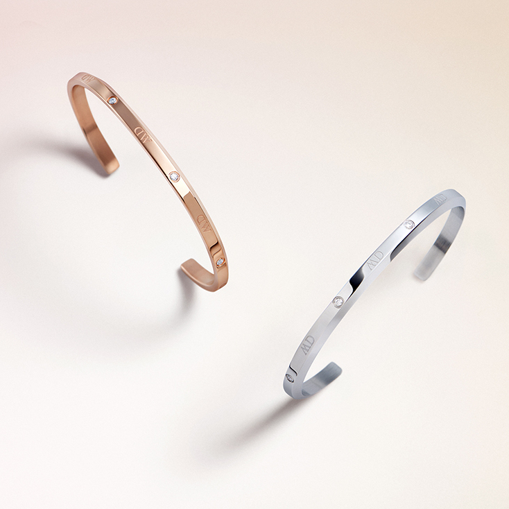 Vòng tay nam nữ Dw Classic Lumine Bracelet đính đá lấp lánh bảo hành 12 tháng