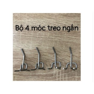 Bộ 4 móc treo tấm pegboard ngắn 5.5cm