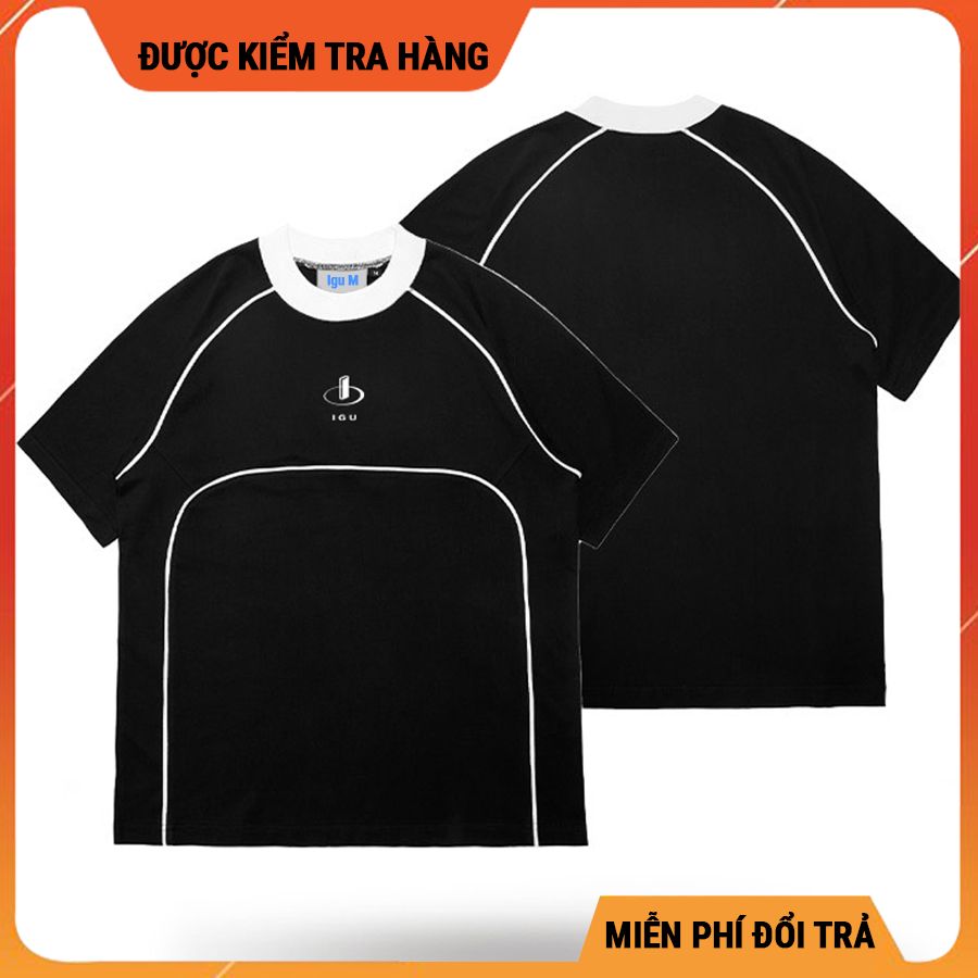 Áo thun thời trang Unisex Nam nữ Igu Brand Cotton thoáng mát