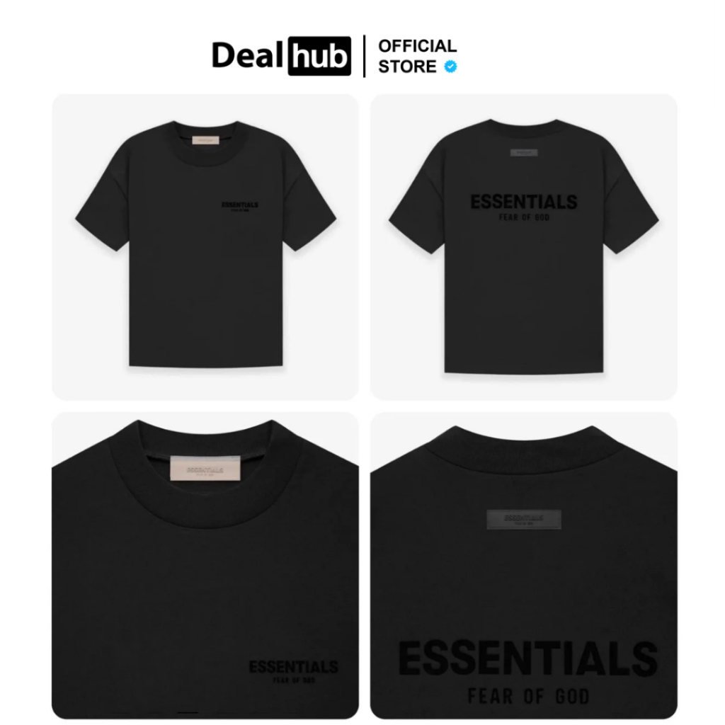 Áo Thun Cổ Tròn Cotton & Short Nỉ Bông Cao Cấp E.ssential F.ear Of G.od SS22