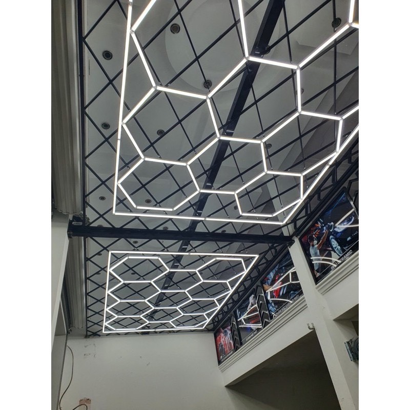 Đèn led tổ ong lục giác chăm sóc xe chuyên nghiệp 220v-850w siêu sáng