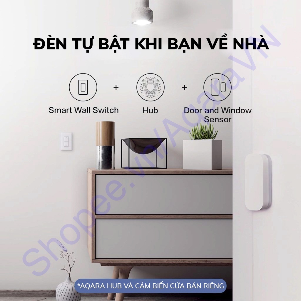 Công tắc thông minh Aqara Q1 Smart Wall Switch chuẩn Mỹ - Hub is required - Hàng Chính Hãng BH 12 Tháng