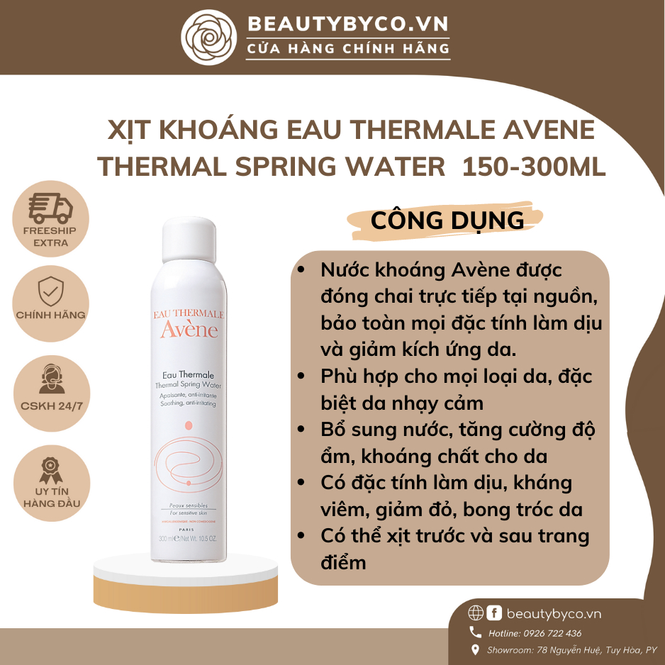 Xịt khoáng Avene 300ml Pháp