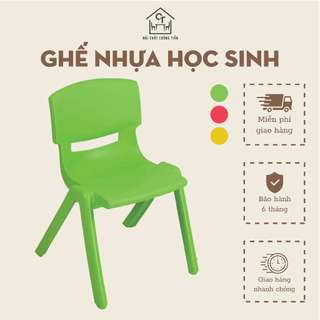 Ghế nhựa học sinh cho mầm non và học sinh tiểu học, ghế nhựa đa năng