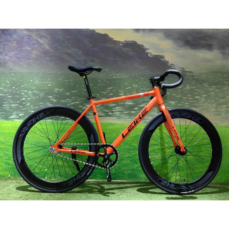 Xe Fixed Gear Leike Khung Nhôm Tặng 4 Món Phụ Kiện