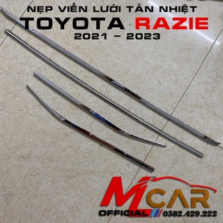 Ốp mặt ca lăng dưới xe toyota #raize 2021- 2022 2023 thanh bên dưới biển số- ốp lưới tản nhiệt