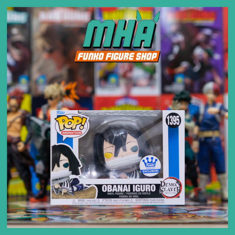 Chính Hãng Funko Pop Animation: Demon Slayer - Mô Hình Obanai Iguro #1395 Funko Exclusive