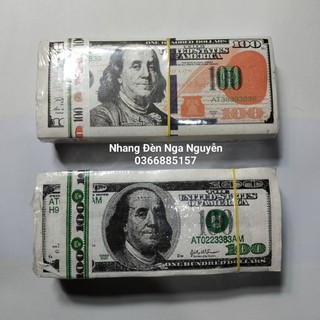 Giấy cúng_Tiền đô la Mỹ hàng hàng mã/Tiền đô âm phủ