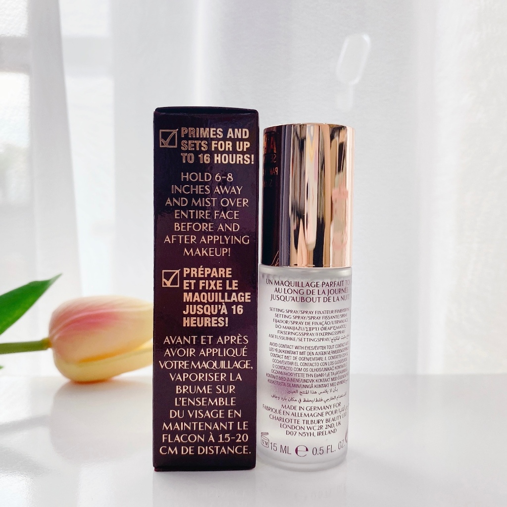 Xịt Khoáng Charlotte Tilbury Cố Định Makeup Xịt Khoáng Trang Điểm 15ml