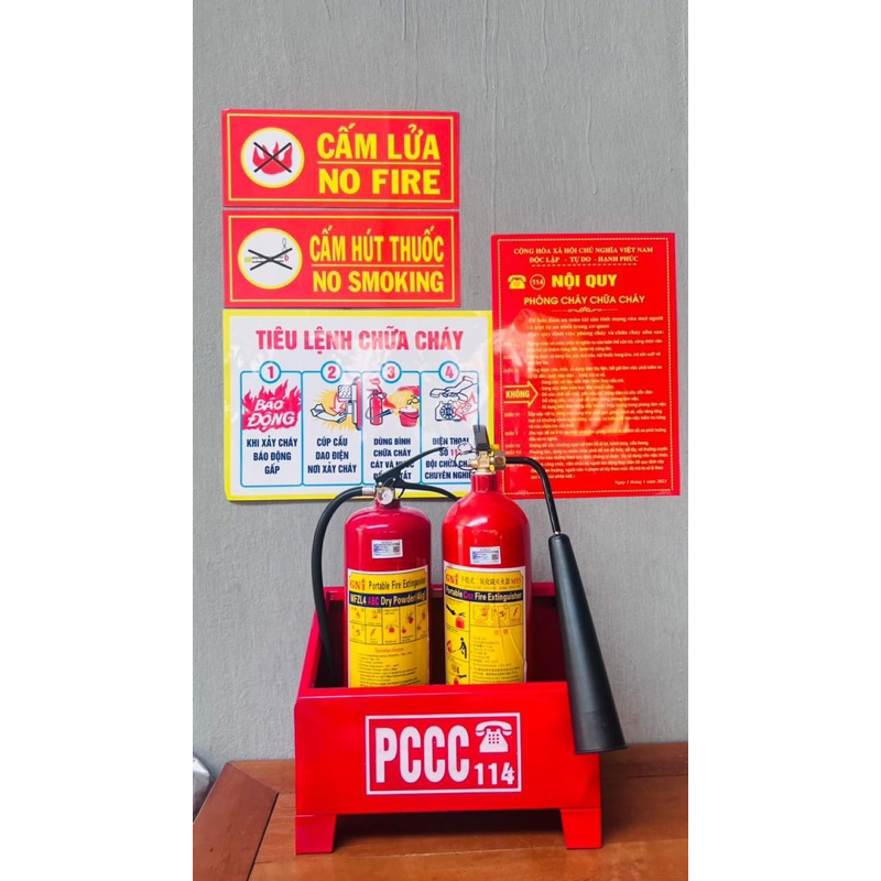 Kệ đựng bình chữa cháy_cứu hoả/đơn/đôi/ ba