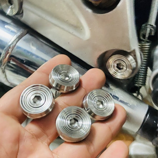 Khâu gác chân Wave Dream Future 1 Bộ gồm 4 ốc 4 khâu mẫu thái chuẩn inox 304 không gỉ